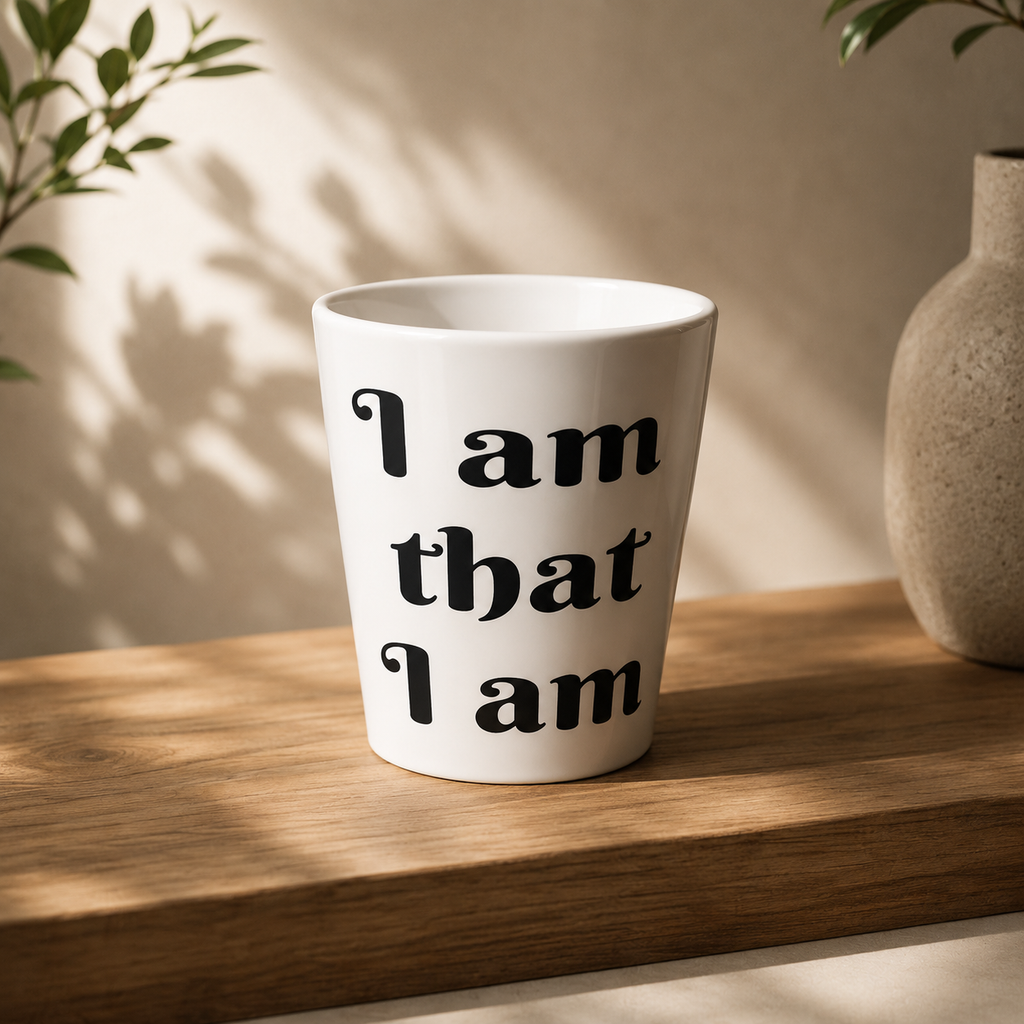 Kaffee und Latte Tasse - I am that I am
